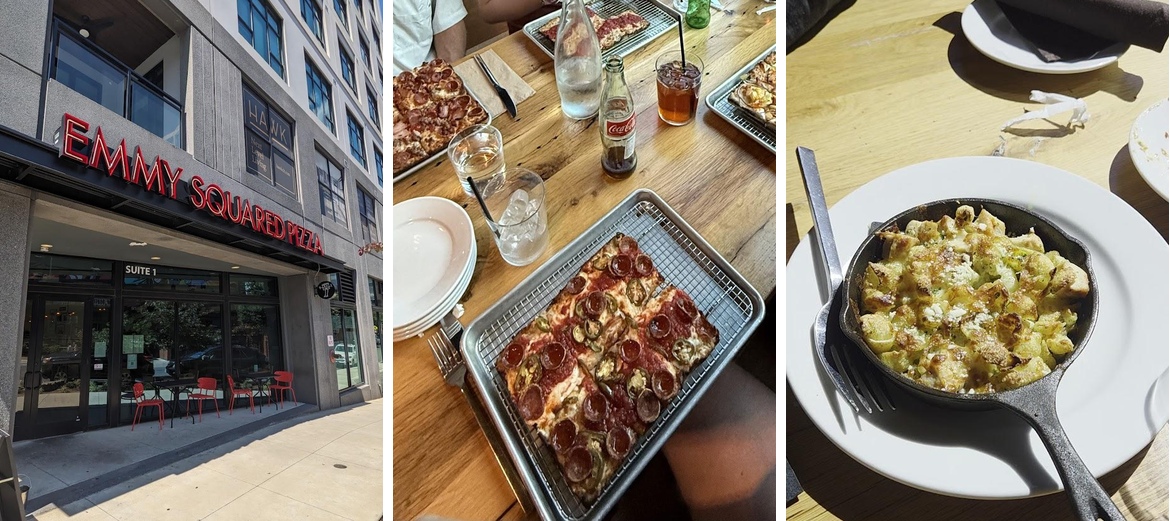 Emmy Squared Pizza: South End Menu